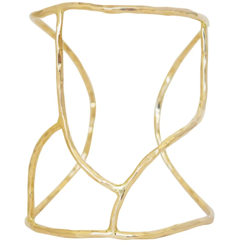 Serenella Standing Wave Cuff Bracelet sold by Lissa Bowie