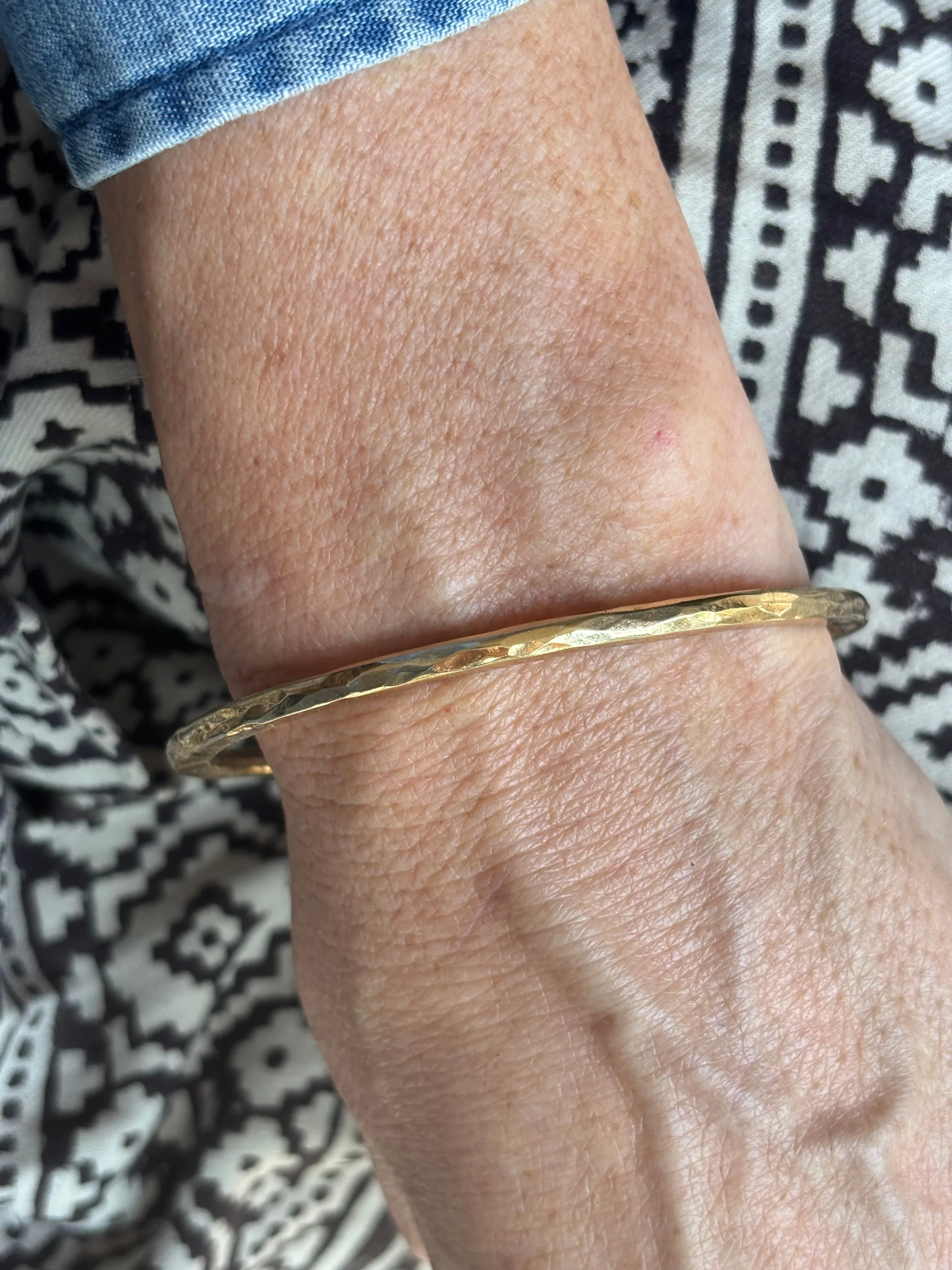 Backroad flat heavyweight bangle sold by Lissa Bowie product image thumbnail 2