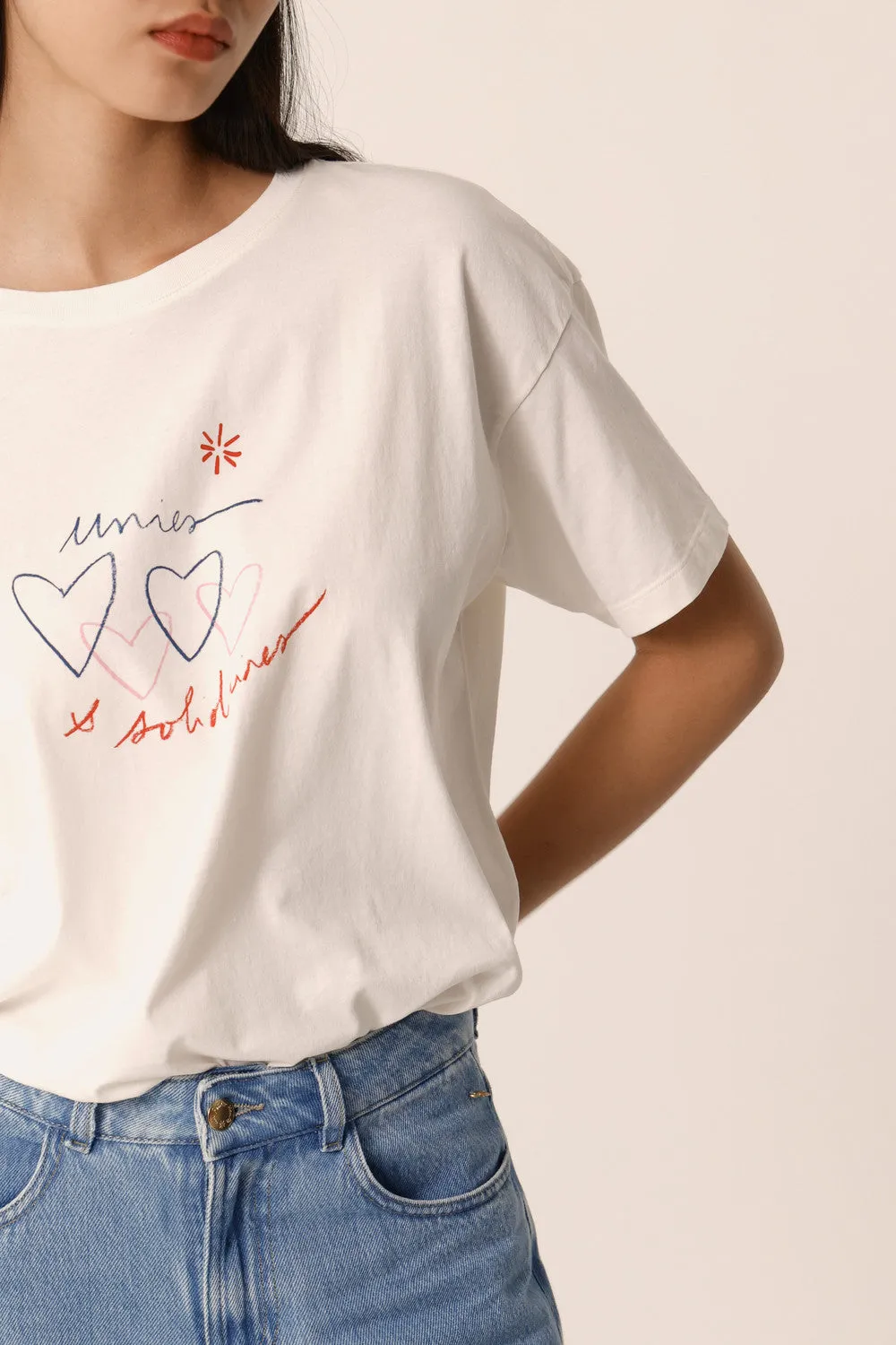 Tee-shirt Marina Ecru sold by Des Petits Hauts product image thumbnail 3