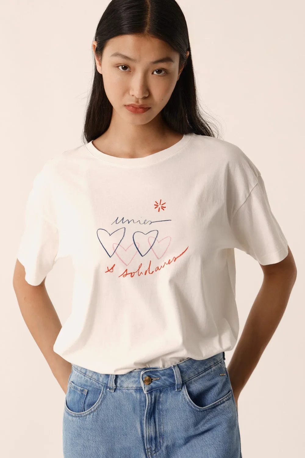 Tee-shirt Marina Ecru sold by Des Petits Hauts