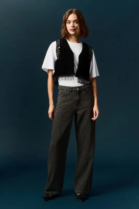 Veste Taki Noir sold by Des Petits Hauts