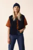 Veste maille sans manches Zlata Marine sold by Des Petits Hauts
