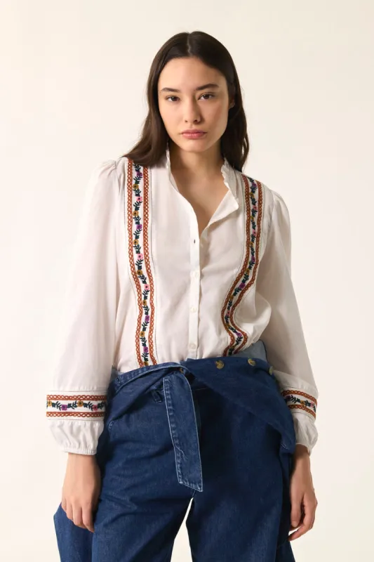 Blouse Reneto Ecru sold by Des Petits Hauts