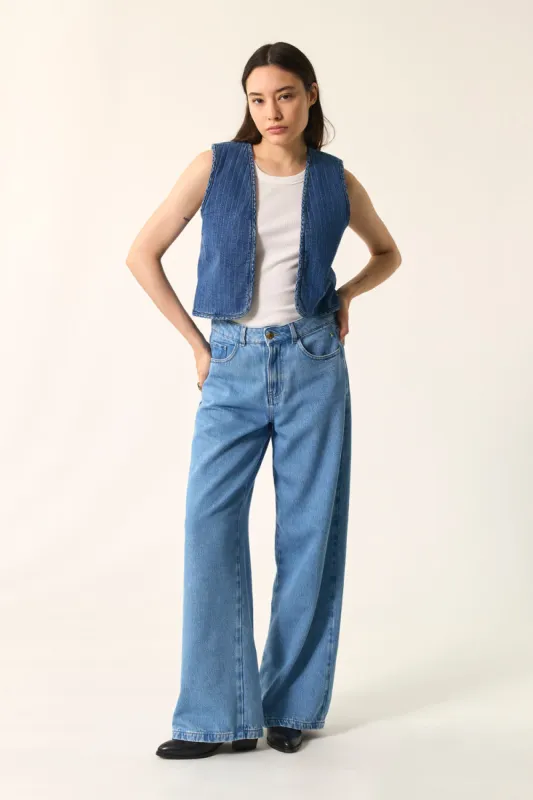 Veste Loucy Middle Blue made by Des Petits Hauts