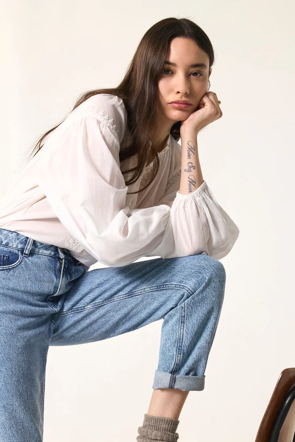 Blouse Renee Ecru sold by Des Petits Hauts product image thumbnail 5