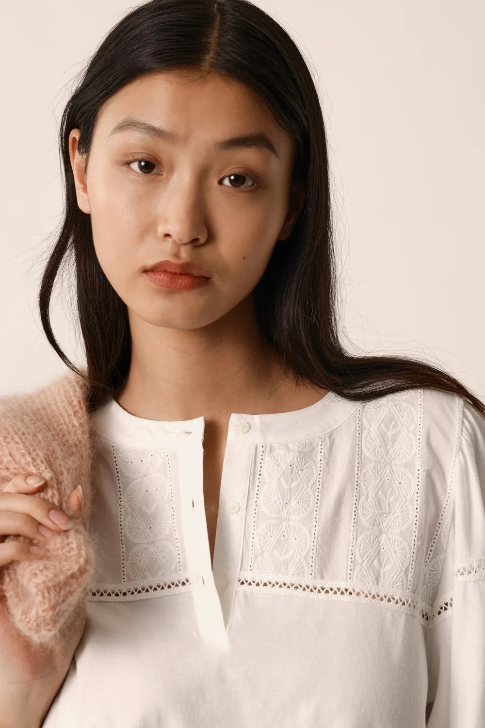 Tee-shirt Iomilie Ecru sold by Des Petits Hauts product image thumbnail 3