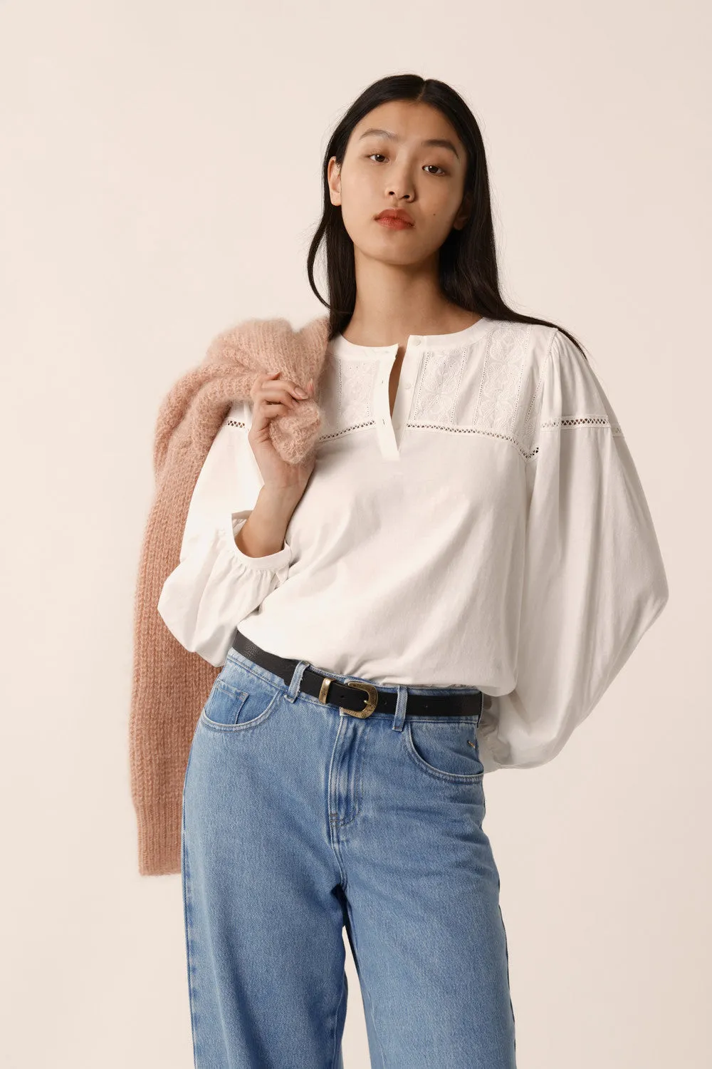 Tee-shirt Iomilie Ecru sold by Des Petits Hauts