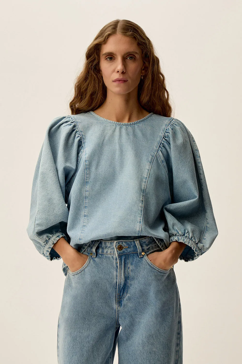 Blouse Laya Bleach sold by Des Petits Hauts product image thumbnail 3