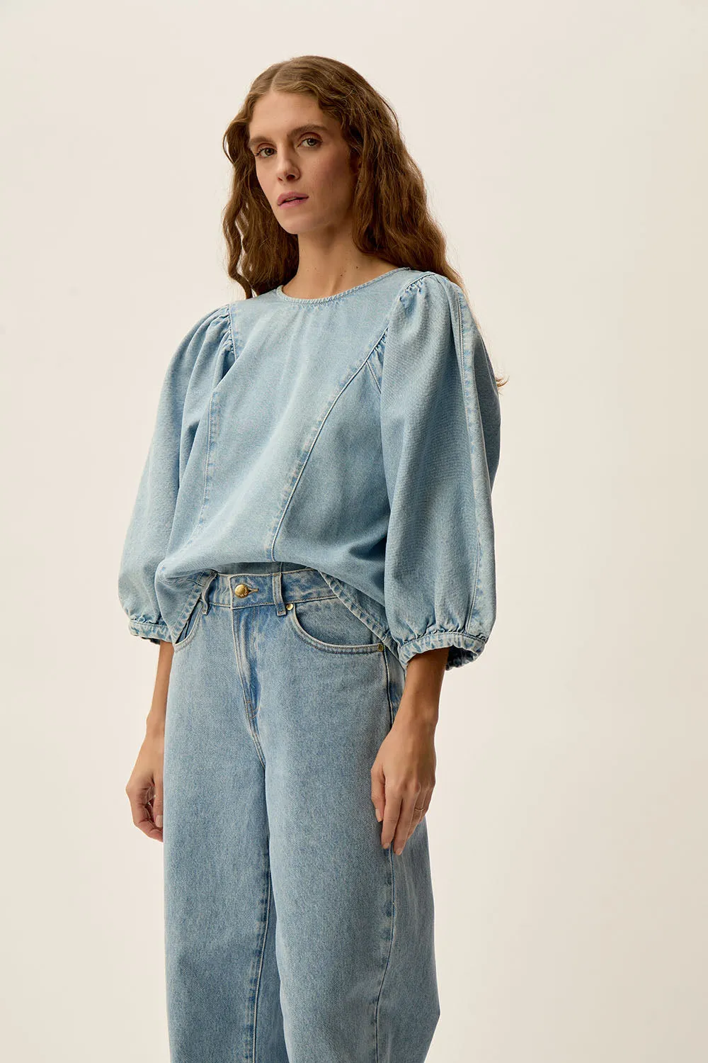 Blouse Laya Bleach sold by Des Petits Hauts product image thumbnail 5