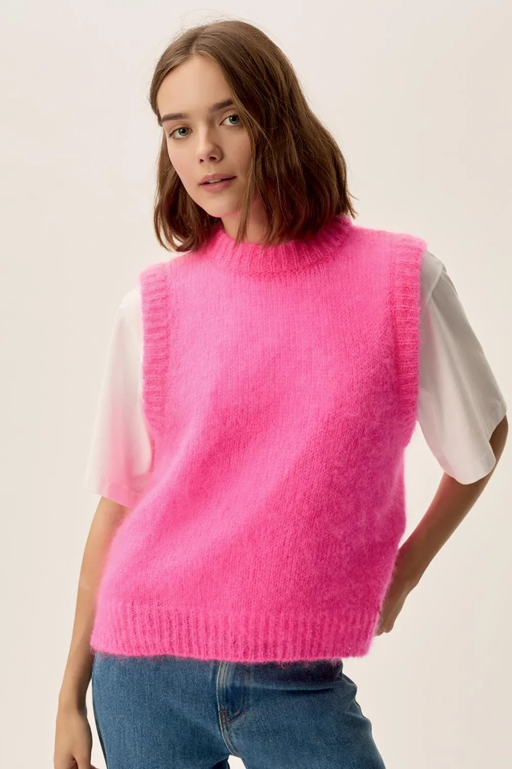Pull Alberto Rose Fluo sold by Des Petits Hauts product image thumbnail 3