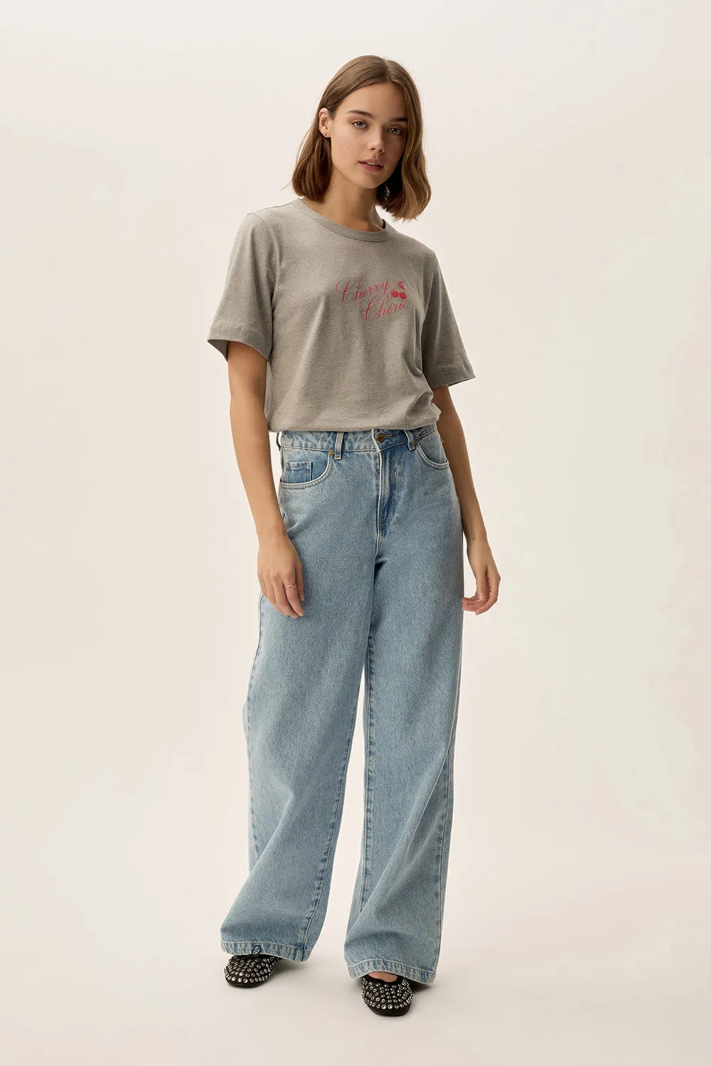 Tee-shirt Faya Gris Chine sold by Des Petits Hauts product image thumbnail 4