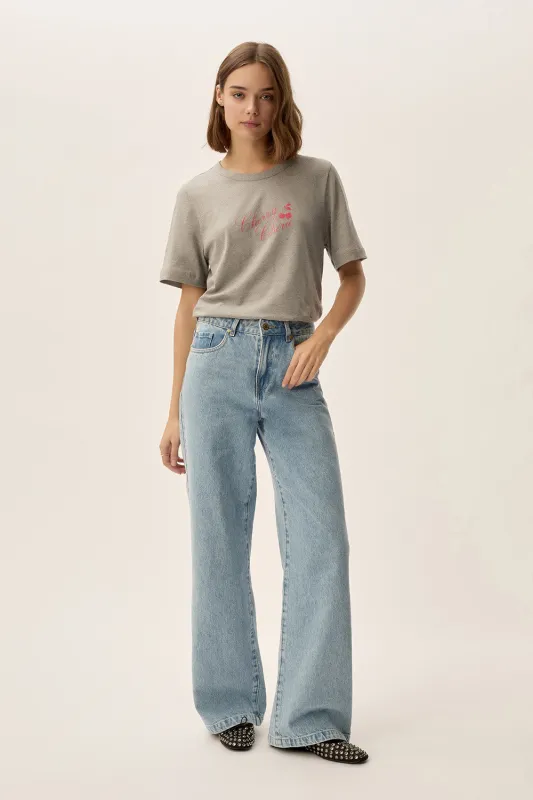 Tee-shirt Faya Gris Chine made by Des Petits Hauts