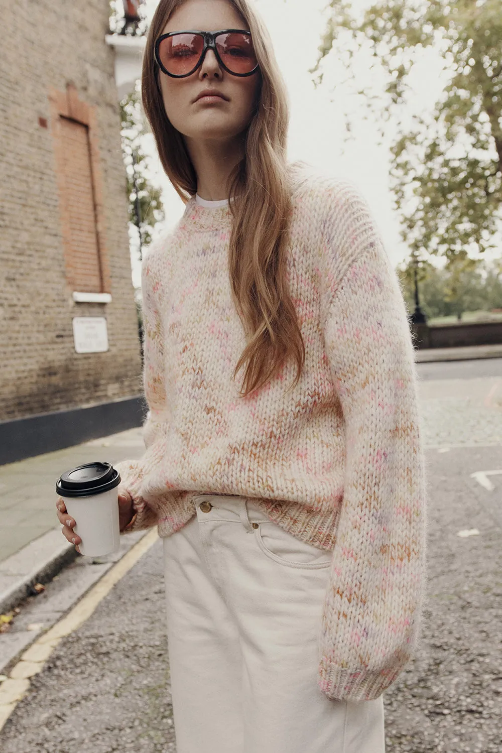 Pull Bowie Multico Fluo sold by Des Petits Hauts