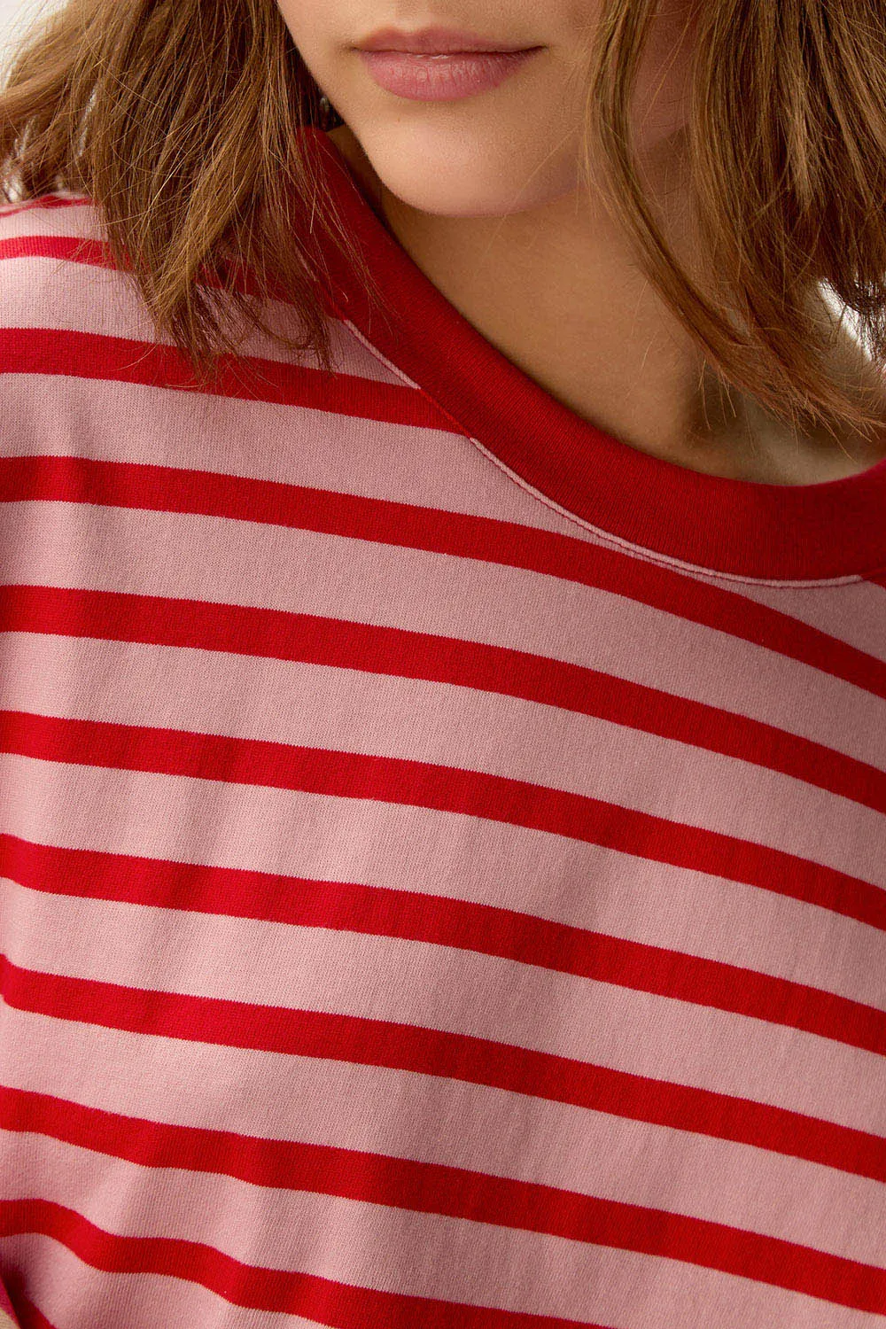 Tee-shirt marinière Josy Bubble/Tomate sold by Des Petits Hauts product image thumbnail 3