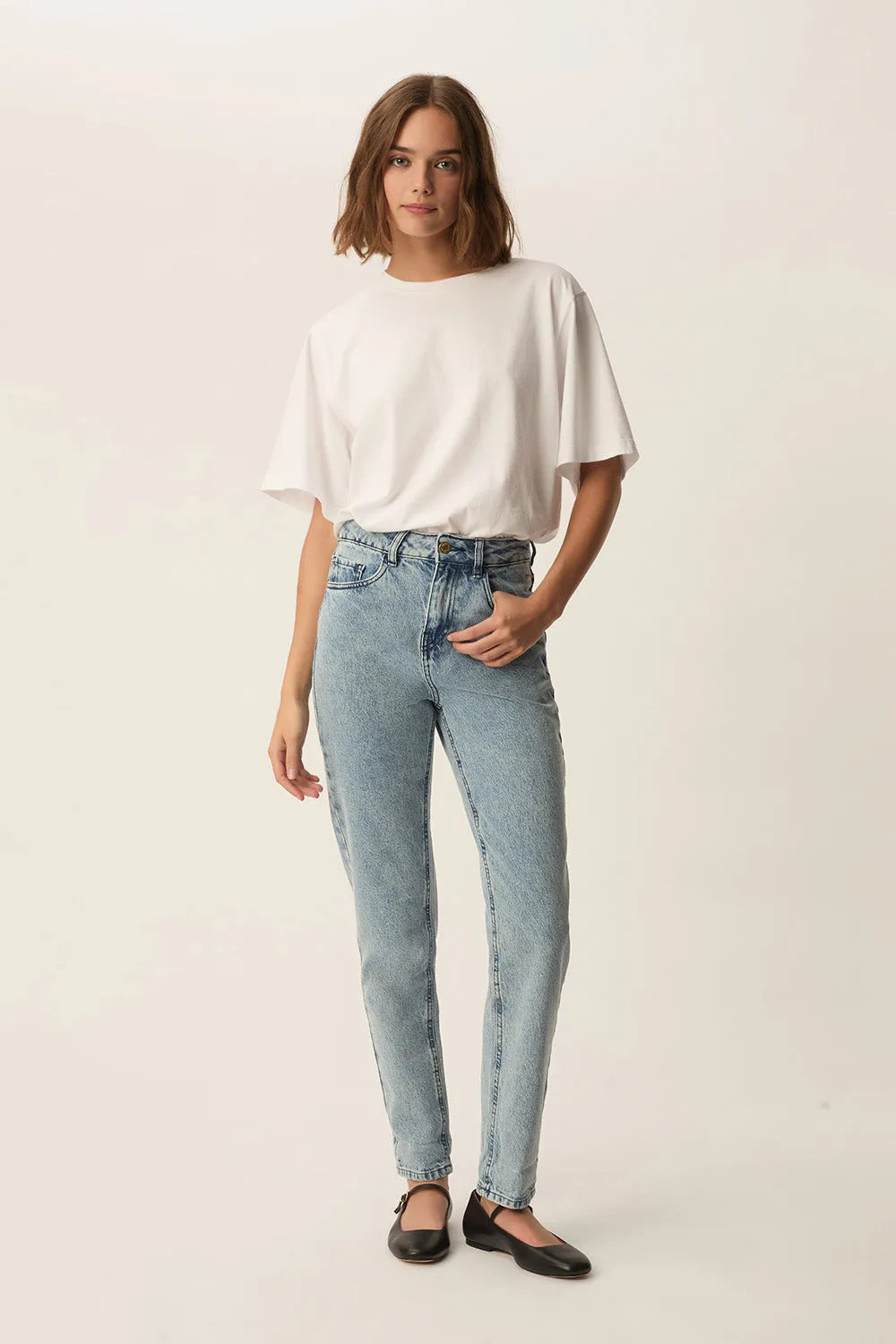 Tee-shirt Jerry Ecru sold by Des Petits Hauts product image thumbnail 5