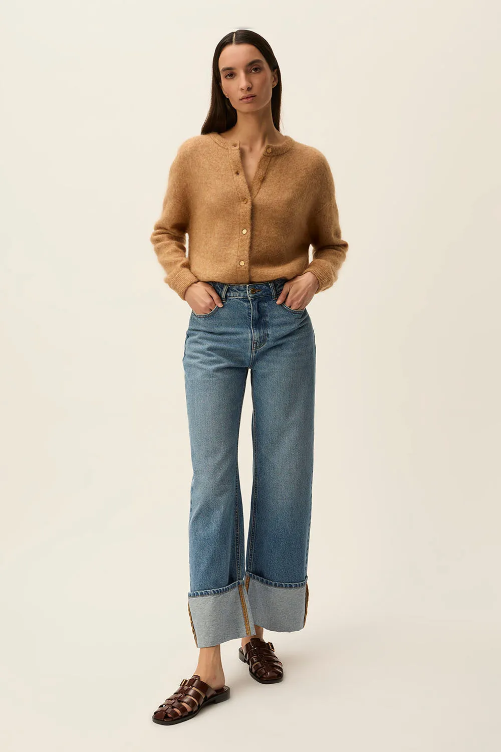 Gilet Doby Tabac sold by Des Petits Hauts