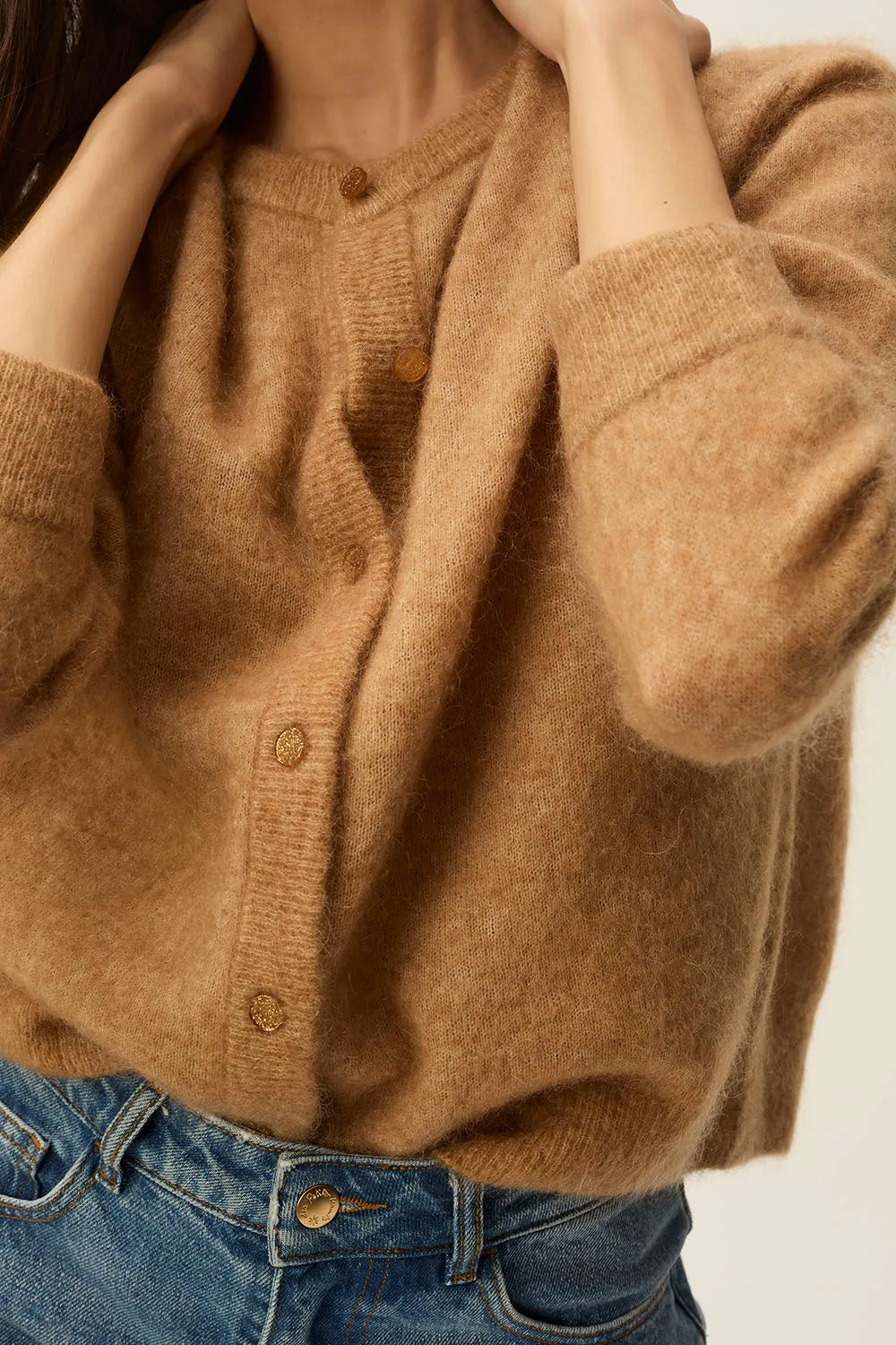 Gilet Doby Tabac sold by Des Petits Hauts product image thumbnail 3