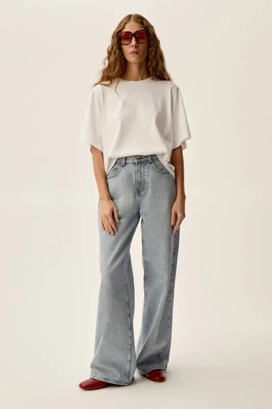 Jean Louela Hawai Blue sold by Des Petits Hauts