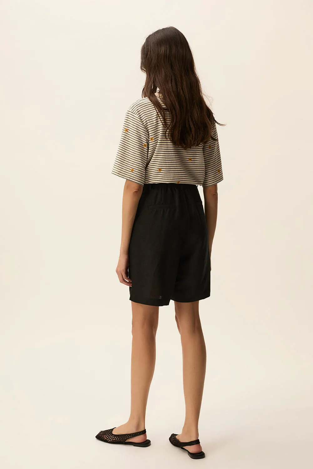 Bermuda Tahini Noir sold by Des Petits Hauts product image thumbnail 5