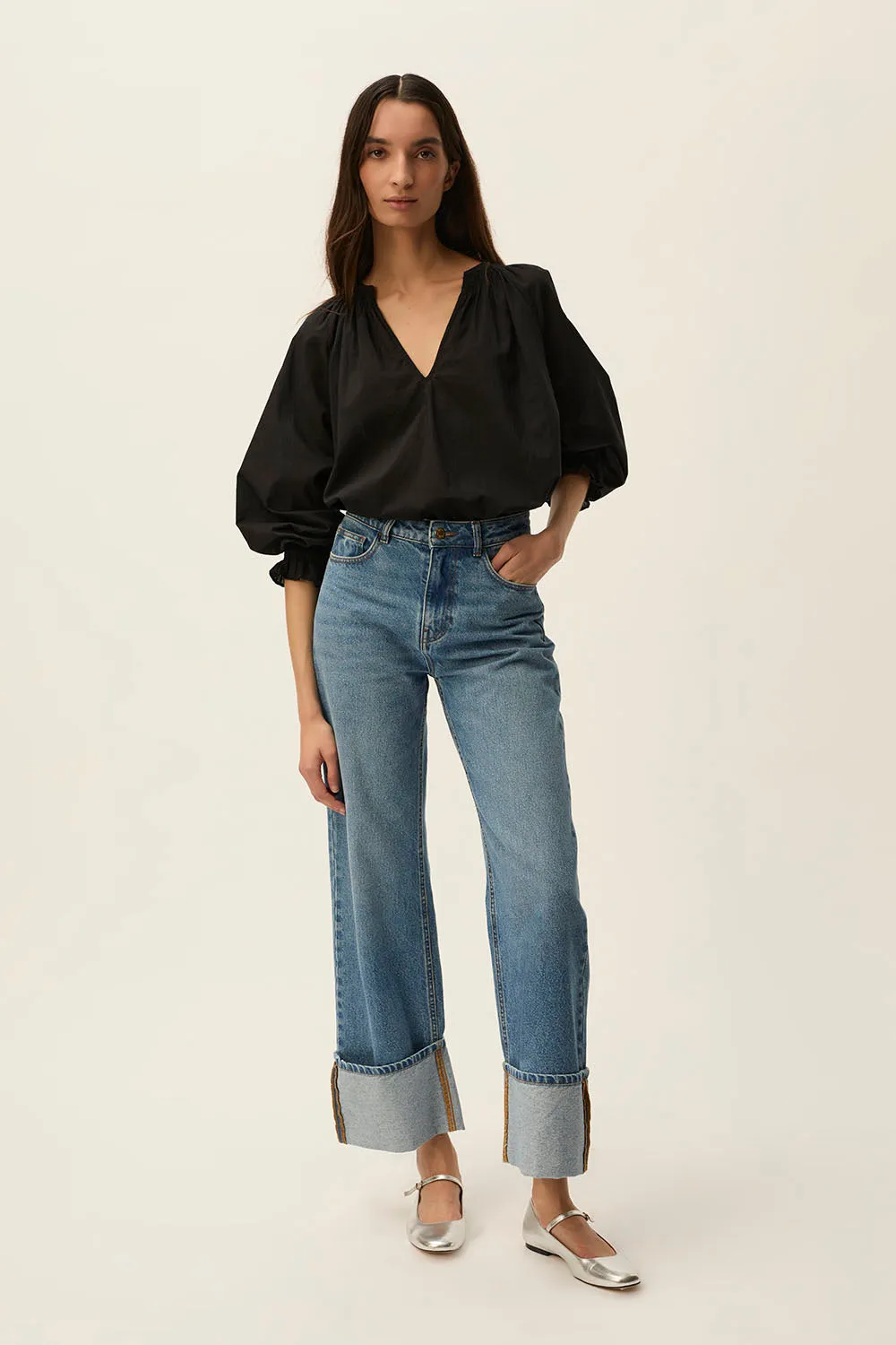 Blouse Tiala Noir sold by Des Petits Hauts product image thumbnail 4