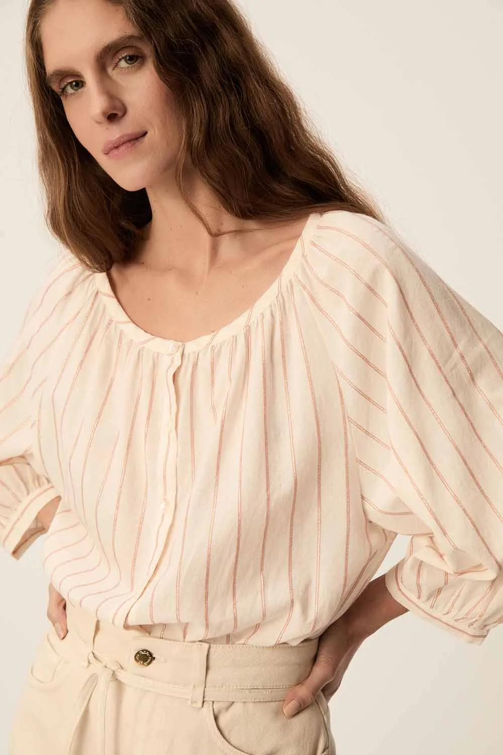 Blouse Tina Avoine sold by Des Petits Hauts product image thumbnail 4