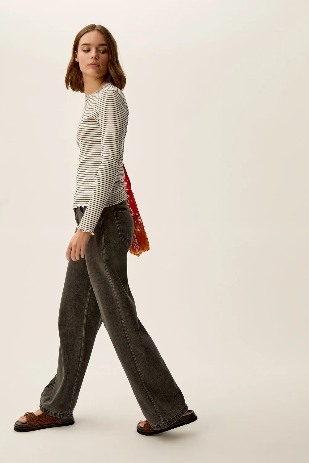 Tee-shirt Ingrid Marine/Creme sold by Des Petits Hauts product image thumbnail 4