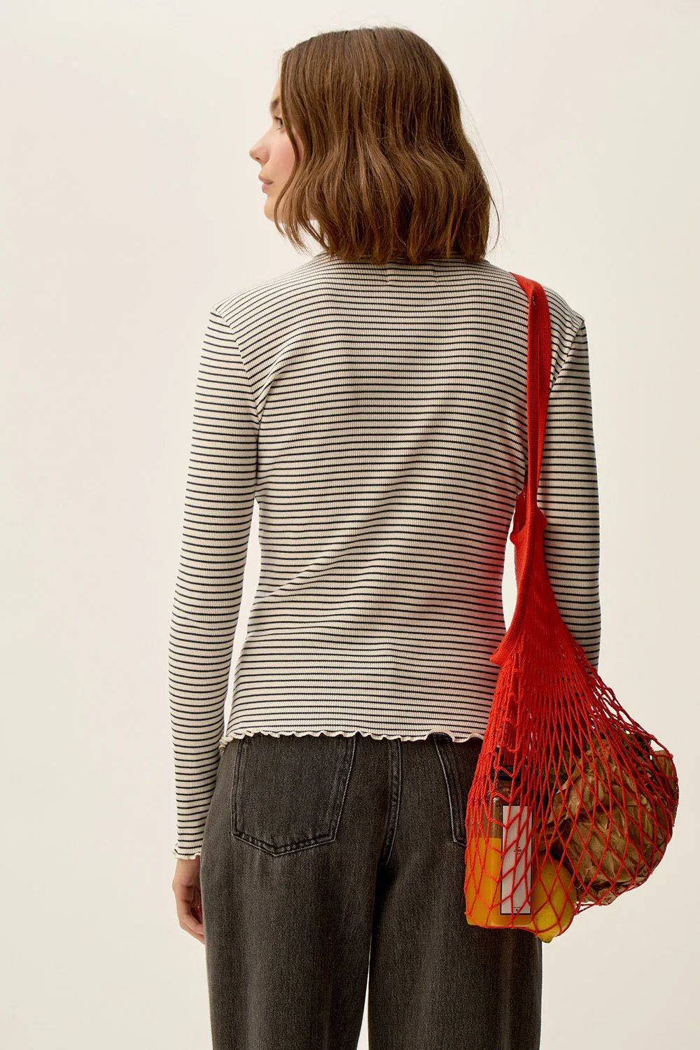 Tee-shirt Ingrid Marine/Creme sold by Des Petits Hauts product image thumbnail 5