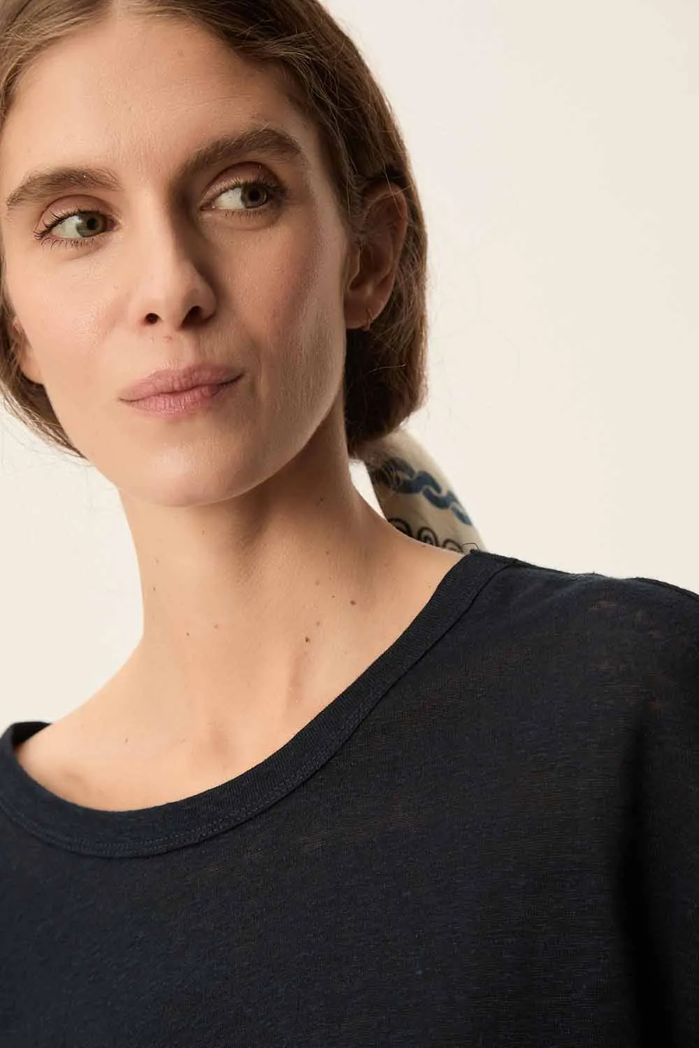 Tee-shirt Hanami Marine sold by Des Petits Hauts product image thumbnail 3