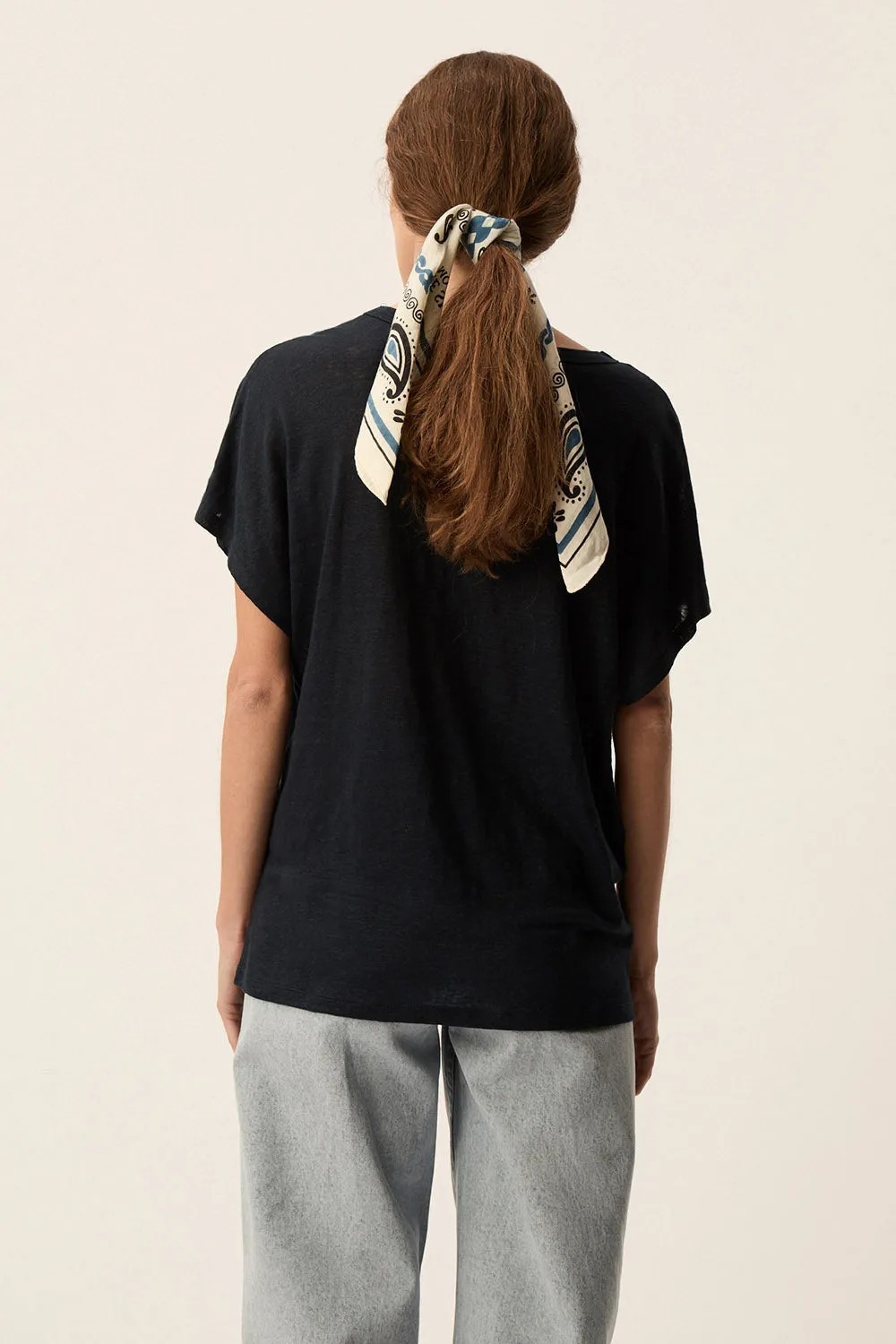 Tee-shirt Hanami Marine sold by Des Petits Hauts product image thumbnail 5