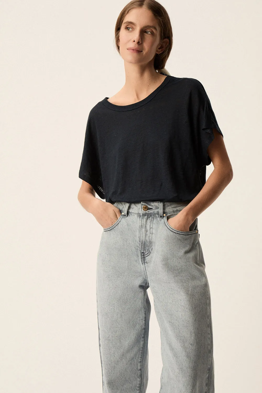 Tee-shirt Hanami Marine sold by Des Petits Hauts product image thumbnail 2