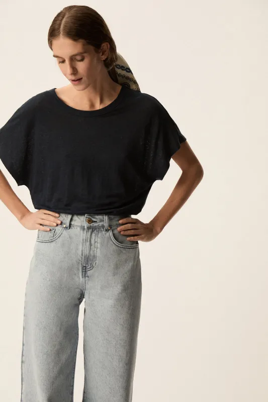 Tee-shirt Hanami Marine made by Des Petits Hauts