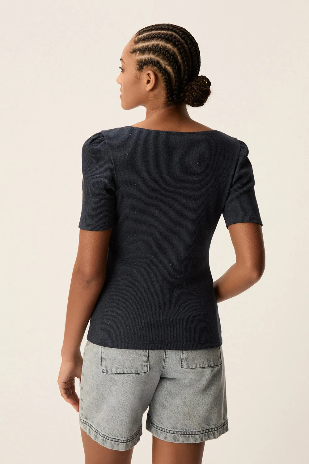 Tee-shirt Hizou Indigo sold by Des Petits Hauts product image thumbnail 5