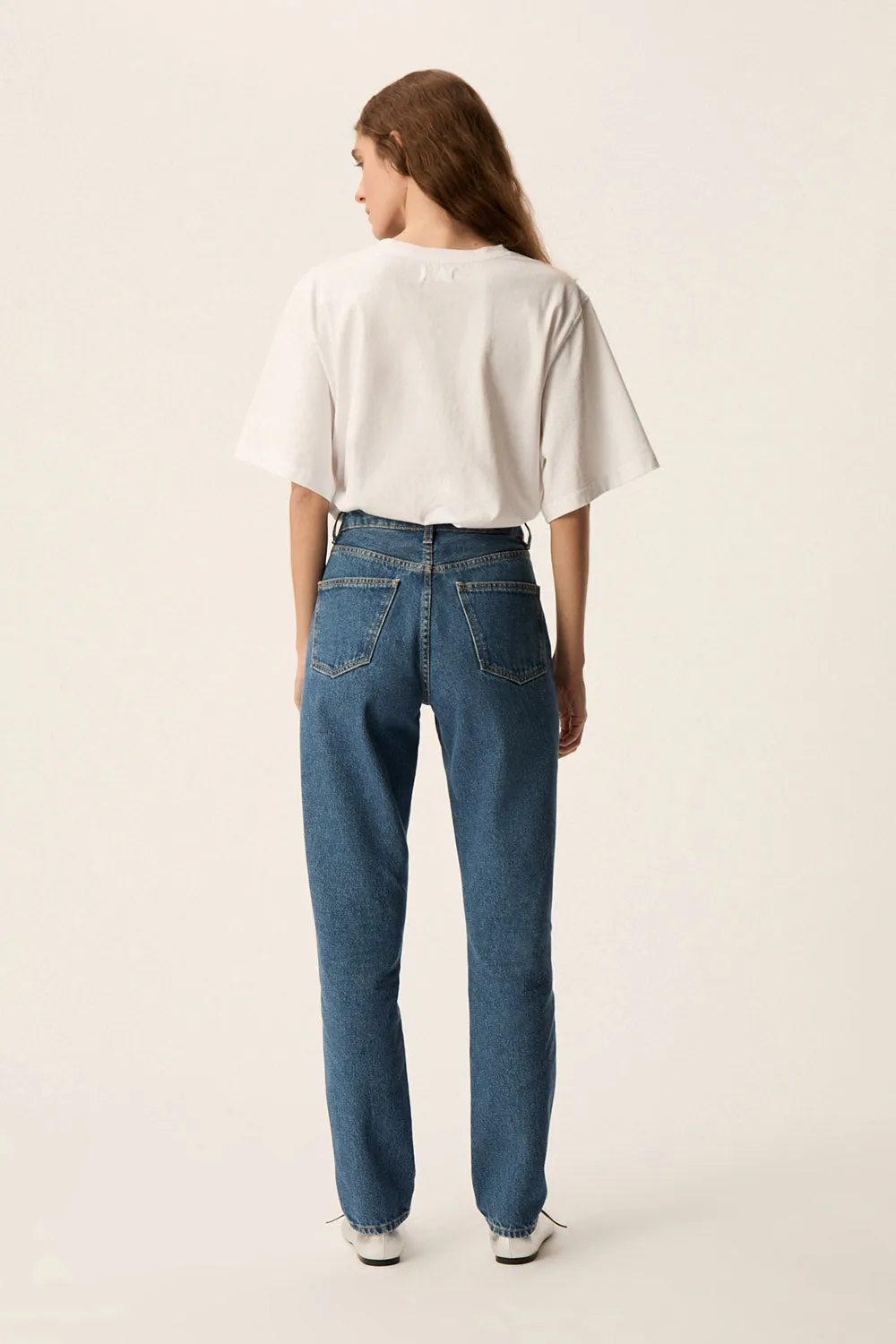 Jean Loupo Middle Blue sold by Des Petits Hauts product image thumbnail 5