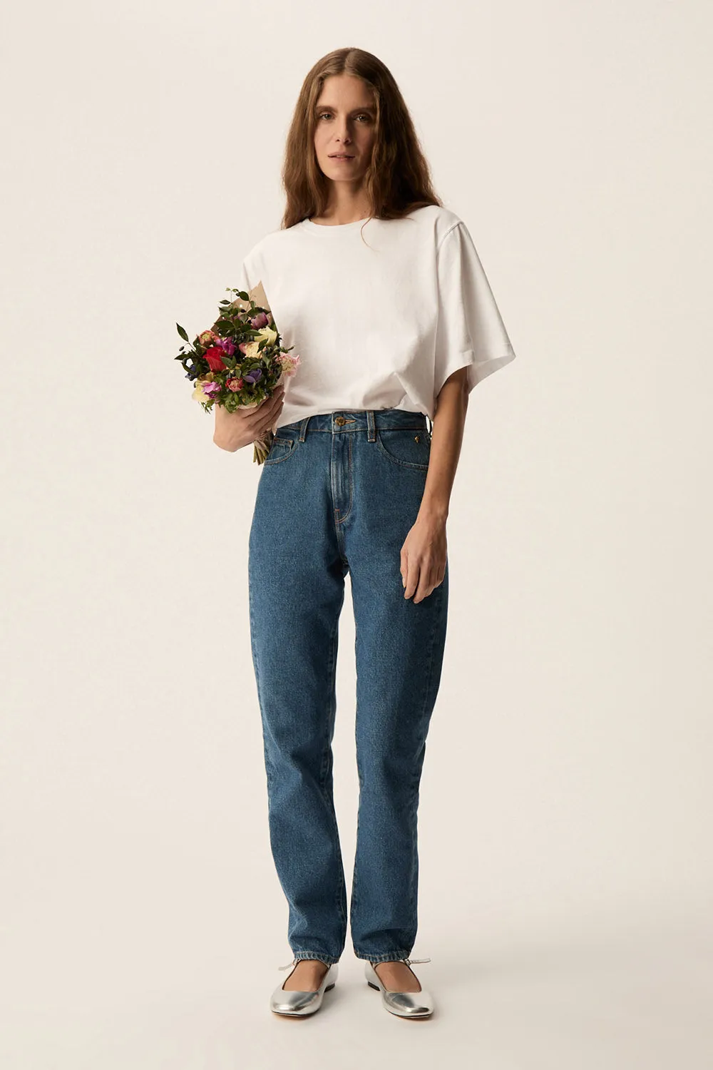 Jean Loupo Middle Blue sold by Des Petits Hauts product image thumbnail 2