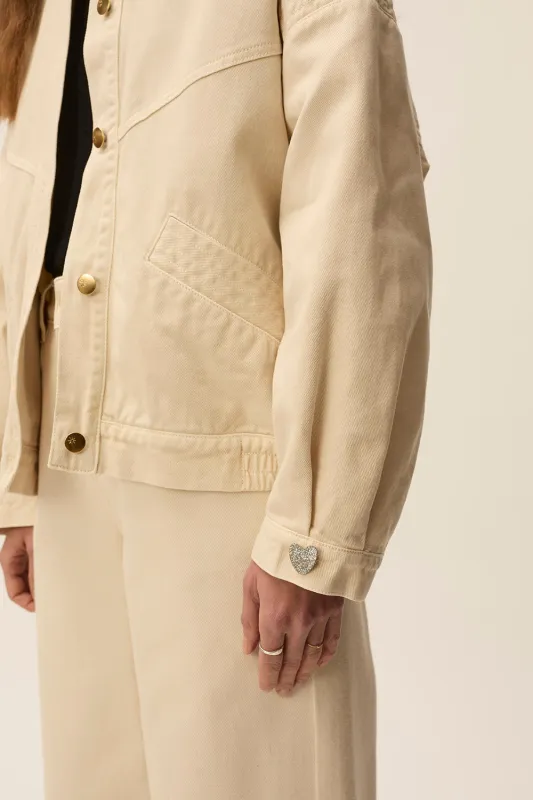 Broche Woody Argent sold by Des Petits Hauts