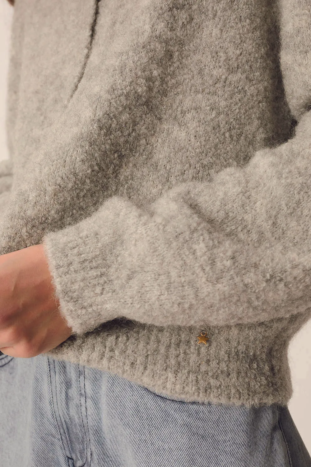 Gilet Cristie Gris Chine sold by Des Petits Hauts product image thumbnail 4