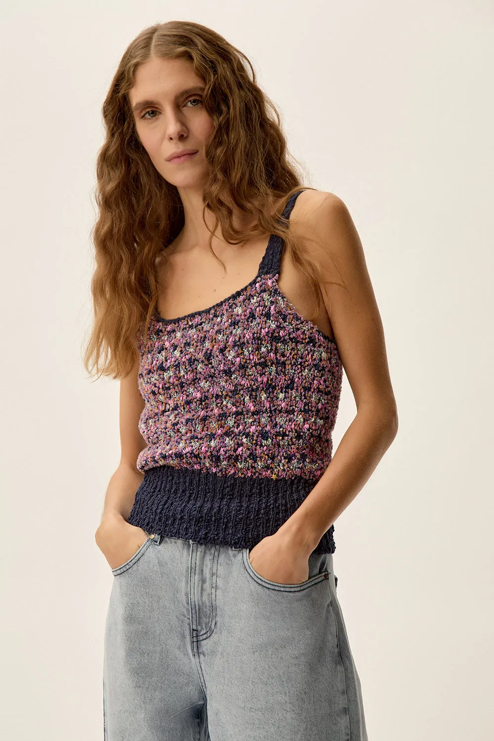 Top en maille Betty Multico Confettis sold by Des Petits Hauts product image thumbnail 3