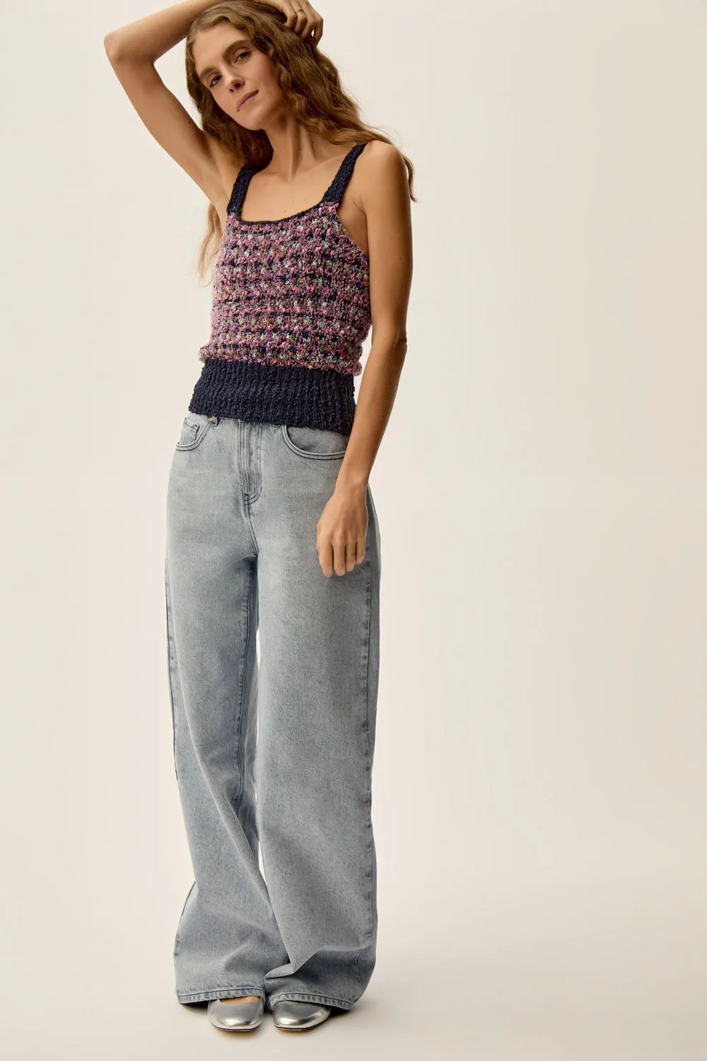 Top en maille Betty Multico Confettis sold by Des Petits Hauts product image thumbnail 4