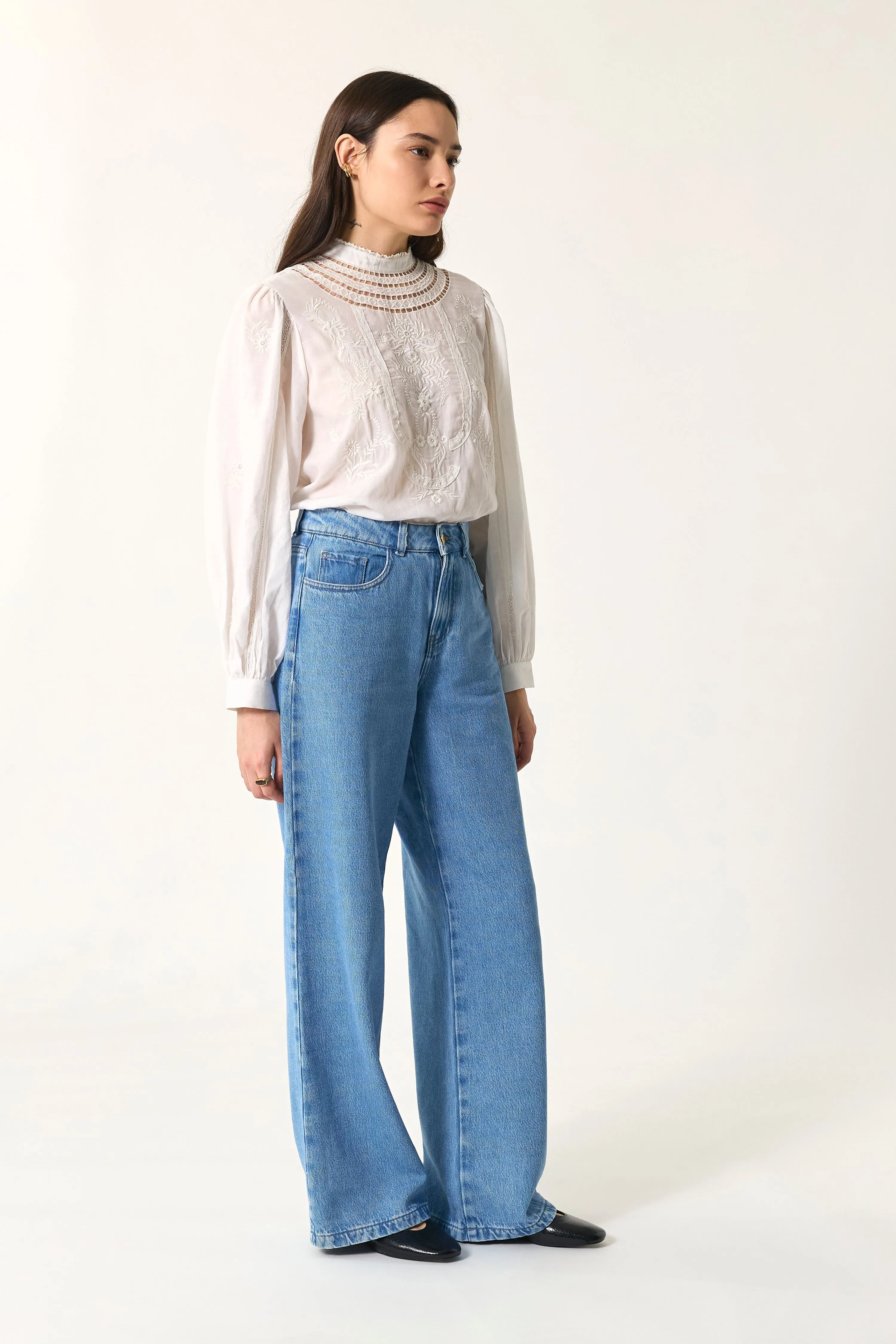 Jean Louela Lyocell Bleach sold by Des Petits Hauts product image thumbnail 4