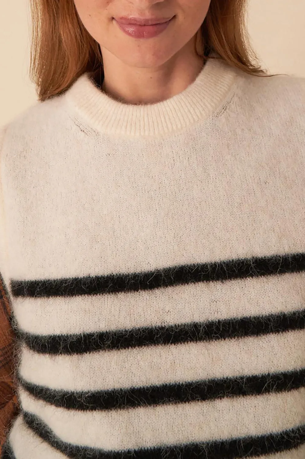 pull alivie ecru/pavot sold by Des Petits Hauts product image thumbnail 3