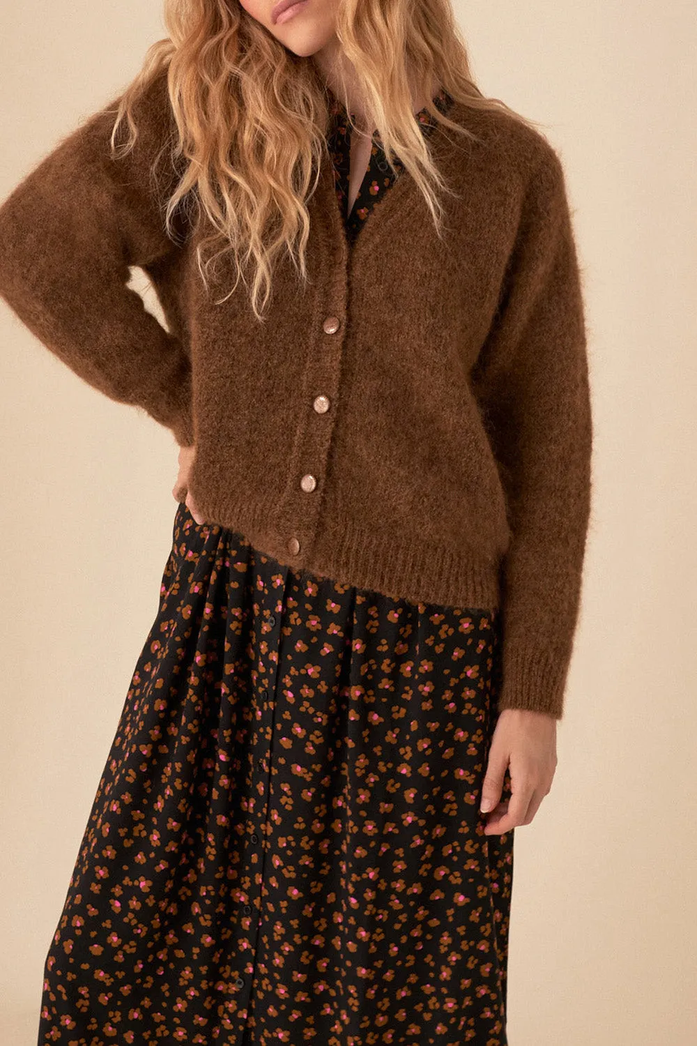 gilet baloha moka sold by Des Petits Hauts