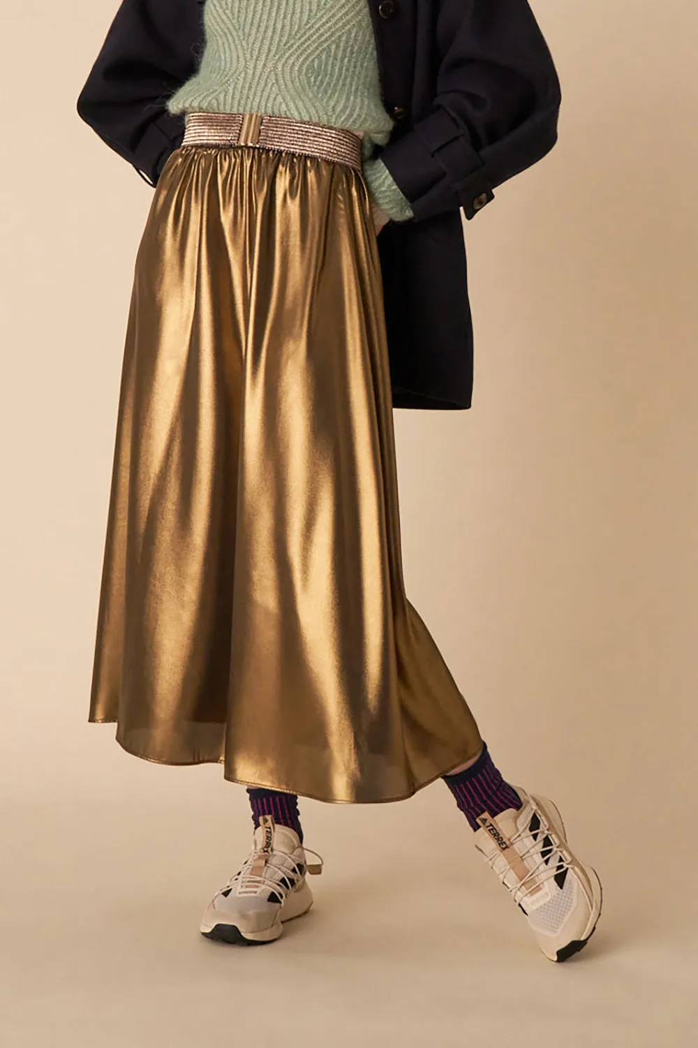 pull chanone ecru/boreale sold by Des Petits Hauts product image thumbnail 5