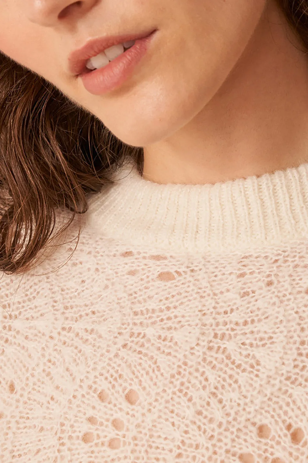 pull chase ecru sold by Des Petits Hauts product image thumbnail 3