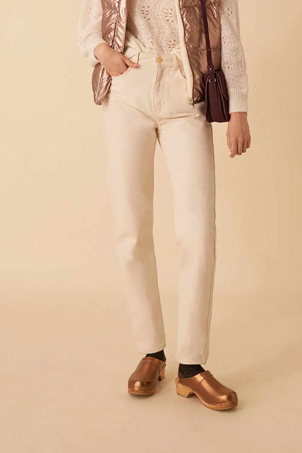 pull chase ecru sold by Des Petits Hauts product image thumbnail 5