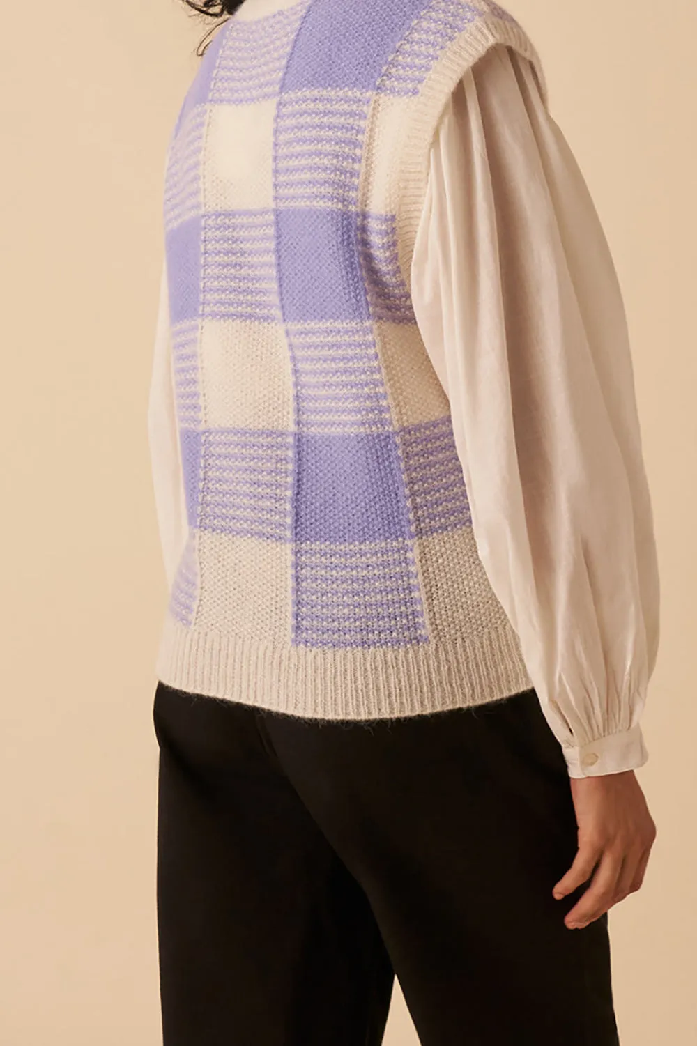 pull cheldon ecru/glacon sold by Des Petits Hauts product image thumbnail 5