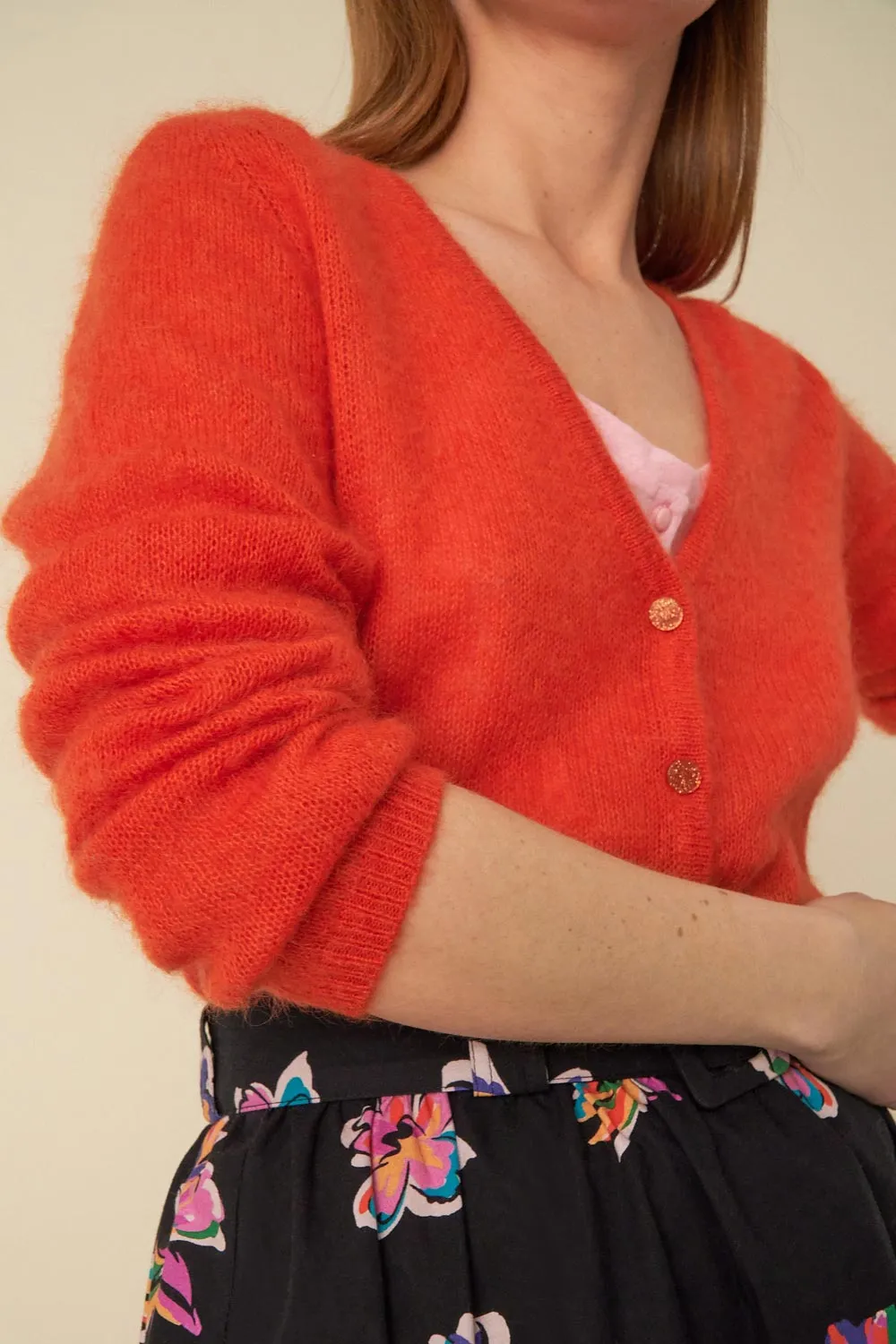 gilet ashley orangeade sold by Des Petits Hauts