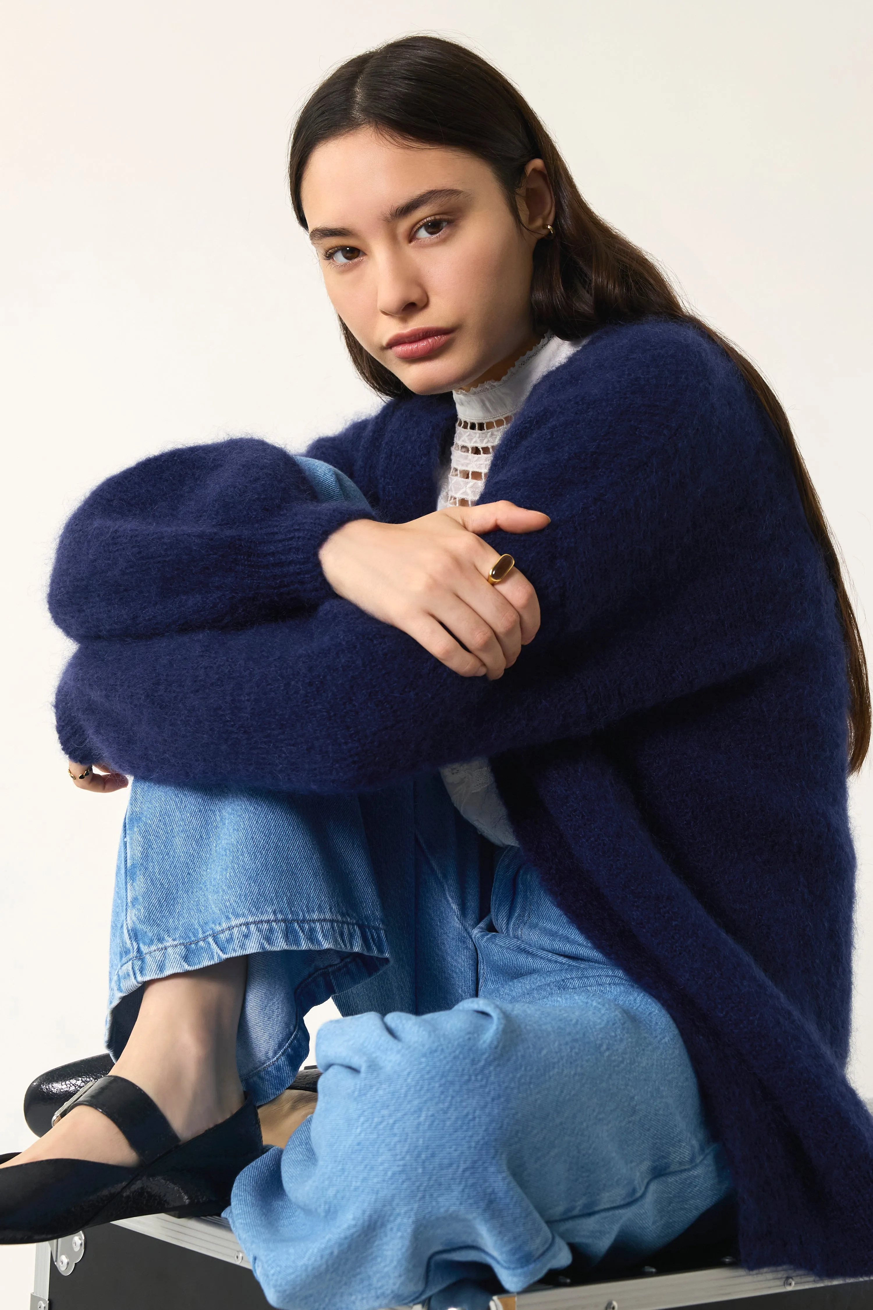 Gilet Altea Marine sold by Des Petits Hauts product image thumbnail 2