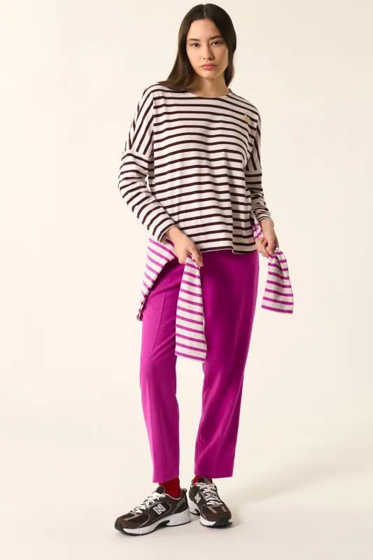 Marinière Filly Ecru/Ours sold by Des Petits Hauts