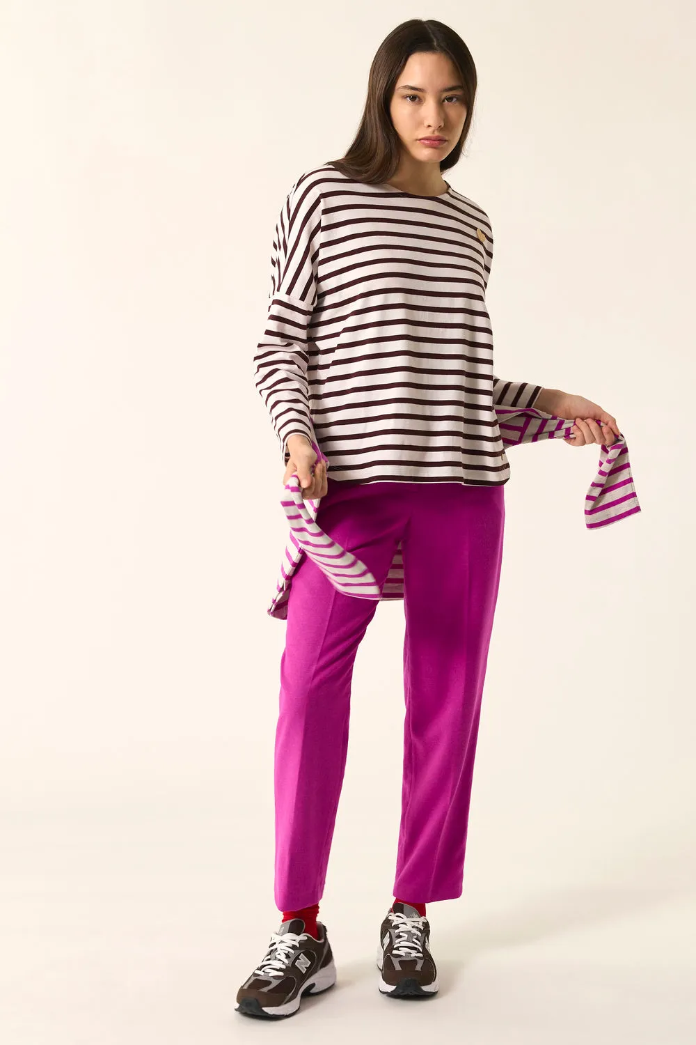 Marinière Filly Ecru/Ours sold by Des Petits Hauts product image thumbnail 4