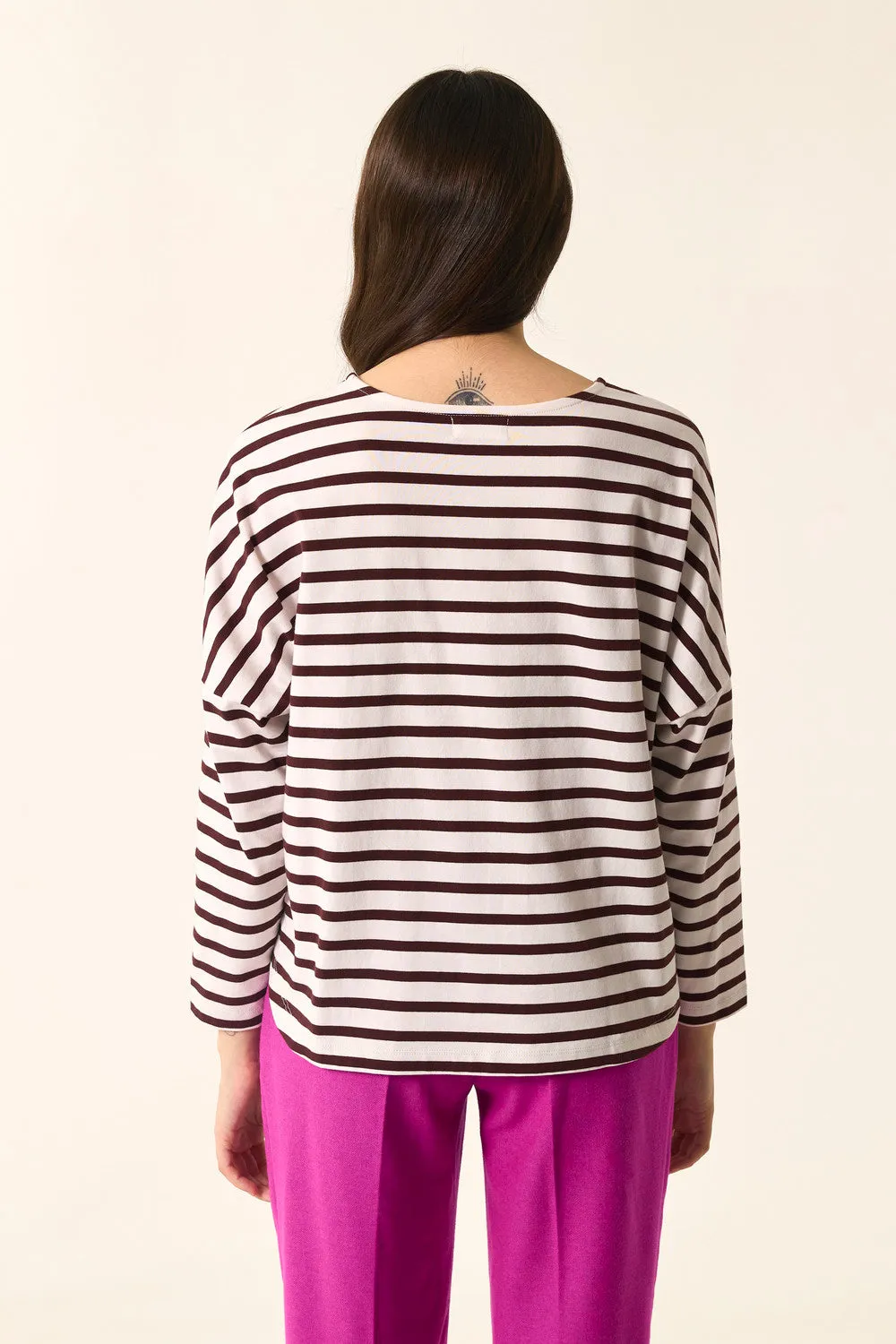 Marinière Filly Ecru/Ours sold by Des Petits Hauts product image thumbnail 5